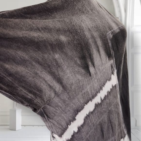 AllSaints Spitalfields Oversized Horse Graphic Tee M Cotton Modal Tie Dye Top - Picture 2 of 15